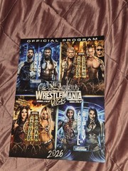 WWE Wrestlemania 42 HOF 2026 Official Event Program Magazine Liv Ripley Orton
