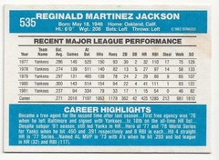Reggie Jackson HOF (3 cards) (see list of cards below) (no offers please)