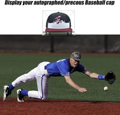 Clear Hat Display Case for Baseball,Acrylic Cap Holder Stand for Baseball