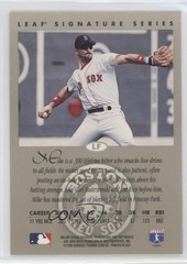 1996 Leaf Signature Series Bronze Mike Greenwell Auto 0o9