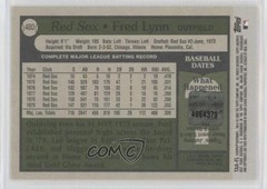 2002 Topps Archives Fred Lynn #TAA-FL Auto 13gf