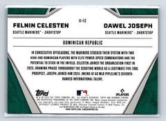 2024 Bowman Chrome Felnin Celesten, Dawel Joseph International Impact Mariners