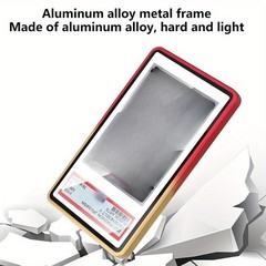 10pcs/set Magnetic Metal Slab Bumper Case UV-Resistant For 35pt PSA Graded Cards