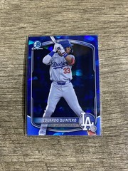 2025 Bowman Draft Sapphire Edition #BDC-111 Eduardo Quintero Baseball Card