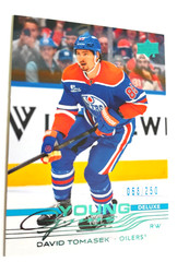 25 26 UPPER DECK YOUNG GUNS DELUXE DAVID TOMASEK /250 OILERS