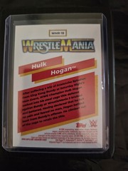 Hulk Hogan /199 2026 Topps Chrome WWE WRESTLEMANIA RECALL Card #WMR-15 Aqua