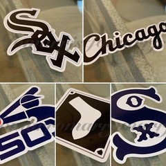 Chicago White Sox Baseball Team Logo MLB Sticker Decal Vinyl #ChiSox *4&Prime;-18&Prime;*
