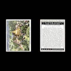 Shwe Dagon Pagoda Burma #23 1939 Churchmans Cigarettes Wings Over The Empire MLB