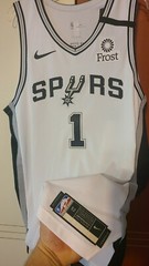 Lonnie Walker IV 2019-20 Spurs Social Justice Authentic Jersey 52+2 Lakers