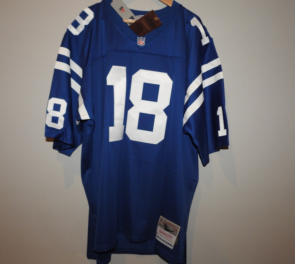Mitchell & Ness Indianapolis Colts #18 Football Jersey New Mens Big & Tall $160