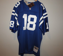Mitchell & Ness Indianapolis Colts #18 Football Jersey New Mens Big & Tall $160