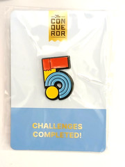 The Conqueror Virtual Challenge Medal Lot of 2 Route 66 Silk Road and Pin