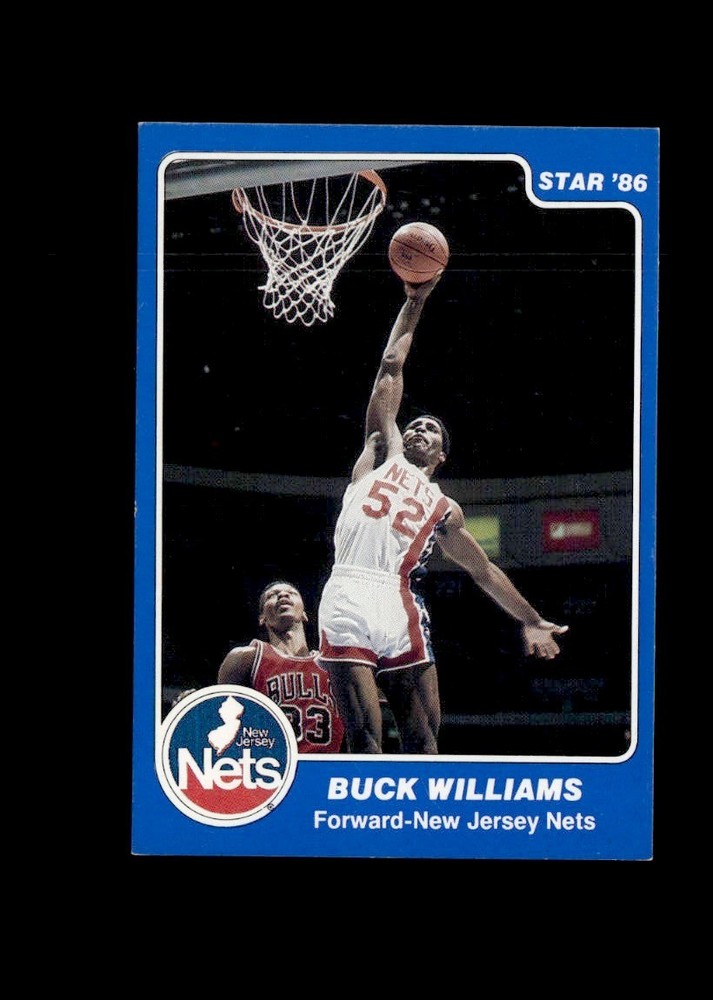 1985-86 Star Lifebuoy New Jersey Nets Buck Williams #13 NM