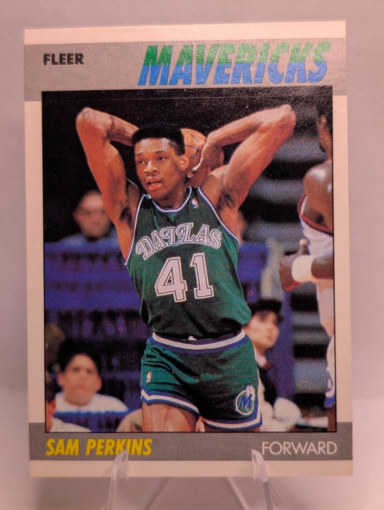 1987-88 Fleer Sam Perkins #84 Dallas Mavericks