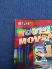 2022 Prestige Justin Herbert Youth Movement Red 1/449 First Print! SP Chargers