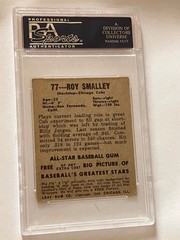 1948 Leaf #77 ROY SMALLEY RC – PSA 3.5 – VG+ – Vintage Cubs Rare