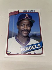 1980 Baseball Ralph Garr California Angels Custom Card A-346