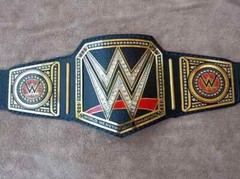 World Heavy Weight Championship Title Replica Belt Adult Size 2MM Brass Black