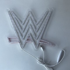 World Wrestling Entertainment WWE Logo USB Powered Light LED Neon Wall Sign