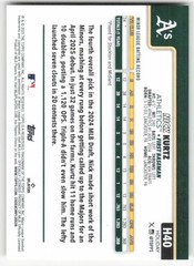 2025 Topps Holiday Nick Kurtz #H40 Athletics NM
