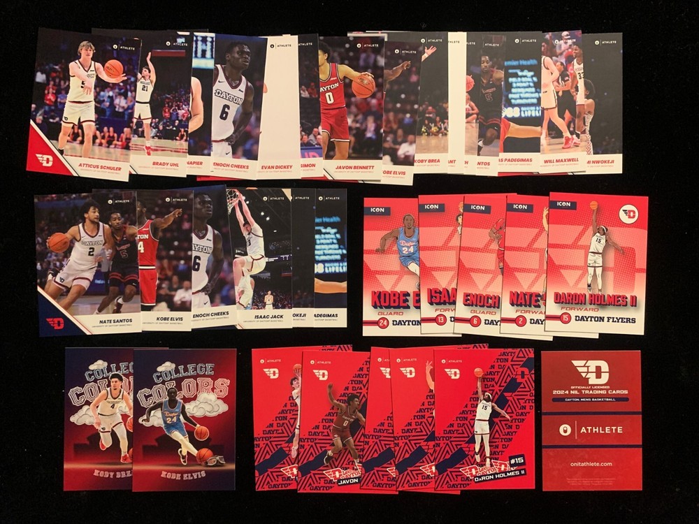 2023-24 Onit DAYTON FLYERS basketball card singles – complete your set