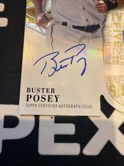 2026 Topps Series 2 Buster Posey 75 Years of Topps Die-Cut Autograph Gold #/50