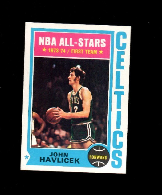 John Havlicek 1974-75 Topps Boston Celtics Basketball Card #100