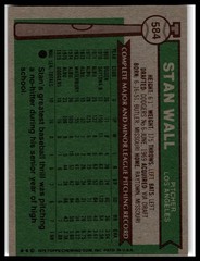 1976 Topps #584 Stan Wall