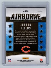 2023 Panini Rookies & Stars #AI-6 Justin Fields Airborne Red Plaid