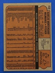 1972 Topps – Aurelio Monteagudo #458***Free Shipping***