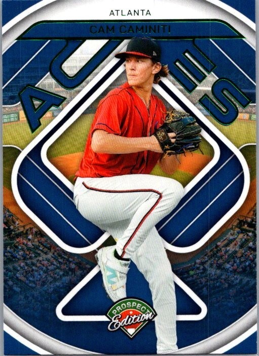 2024 Panini Prospect Edition – Aces Cam Caminiti #15 Green (RC)