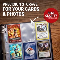Reinforced Platinum Series Pages for Cards – 900 Capacity