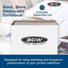 (1x) BCW Magazine Storage Box- Corrugated Cardboard Storage Box