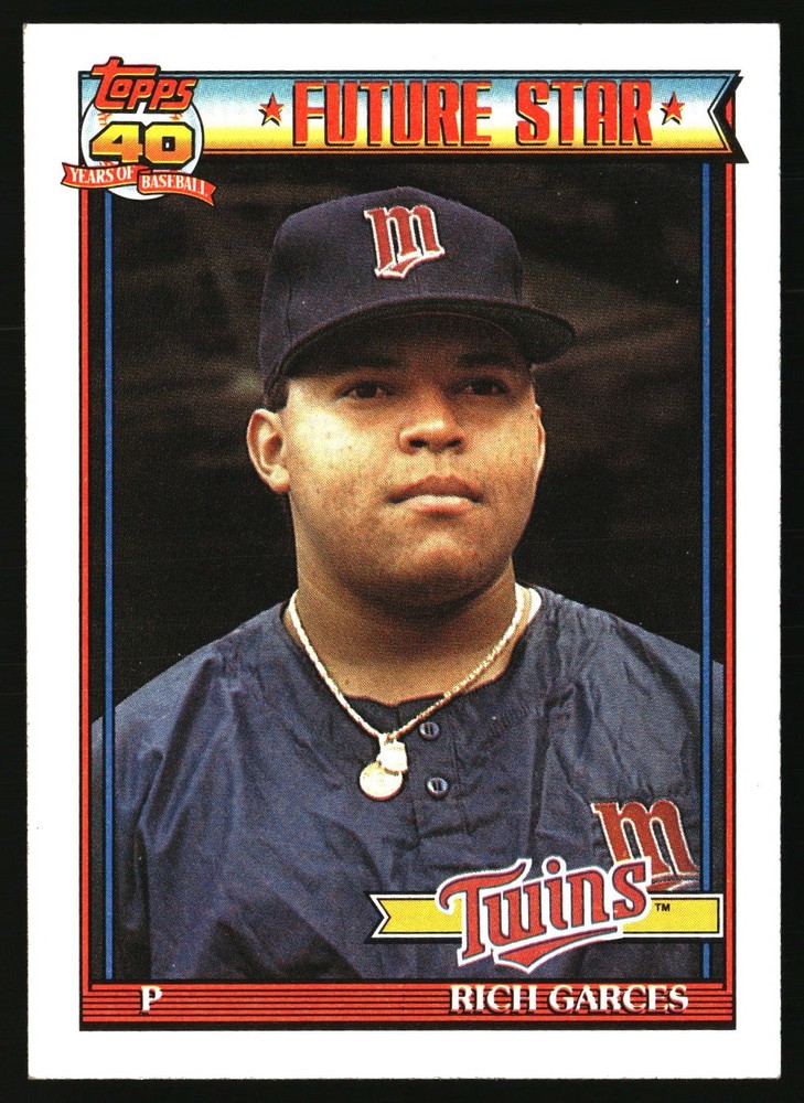 1991 Topps #594 Rich Garces Free Shipping