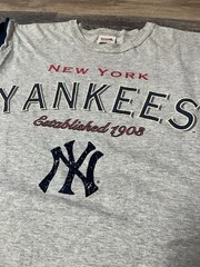 VTG MLB New York Yankees 1977 World Series T-Shirt Cooperstown Size L