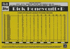 2019 Rick Honeycutt Topps Archives #FFA-RH Fan Favorite Auto – Athletics