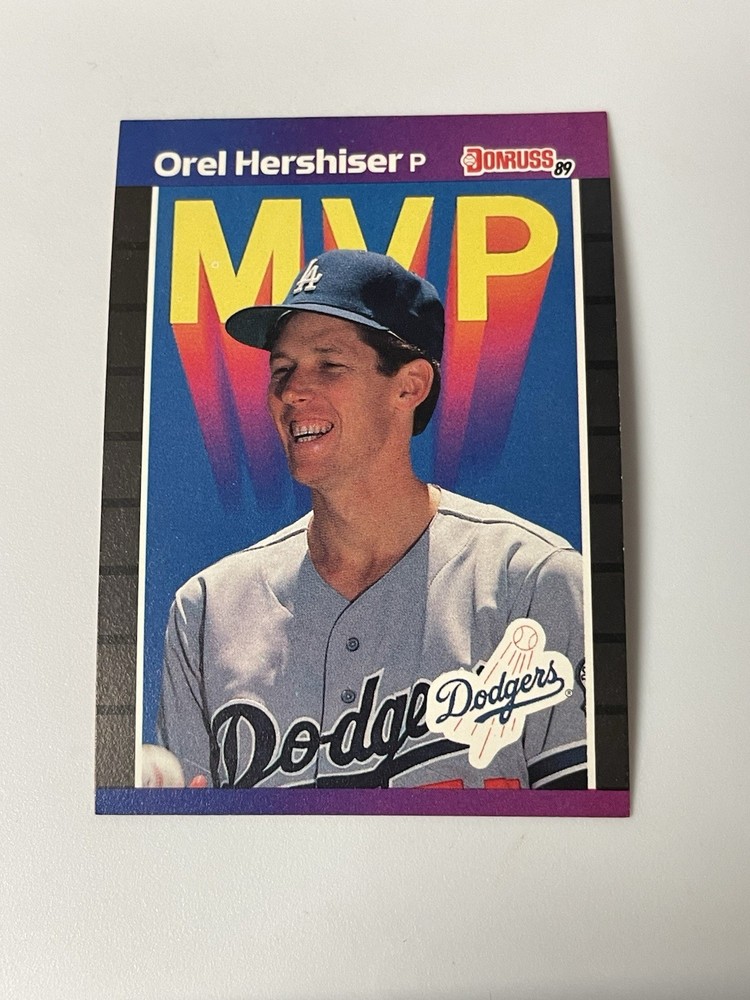 1989 Donruss MVP Orel Hershiser Los Angeles Dodgers