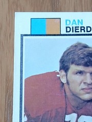 1973 Topps DAN DIERDORF Vintage Rookie Card #322 – PHOENIX CARDINALS RC