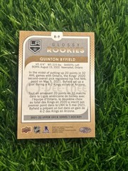 2021 Upper Deck OPeeChee Rookie Quinton Byfield Gold H21