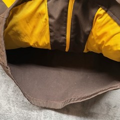 Wyoming Cowboys Jacket Mens Large Brown Yellow Full Zip Windbreaker NCAA