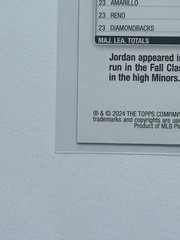 2024 Topps #451 Jordan Lawlar Team Color Border Variation RC