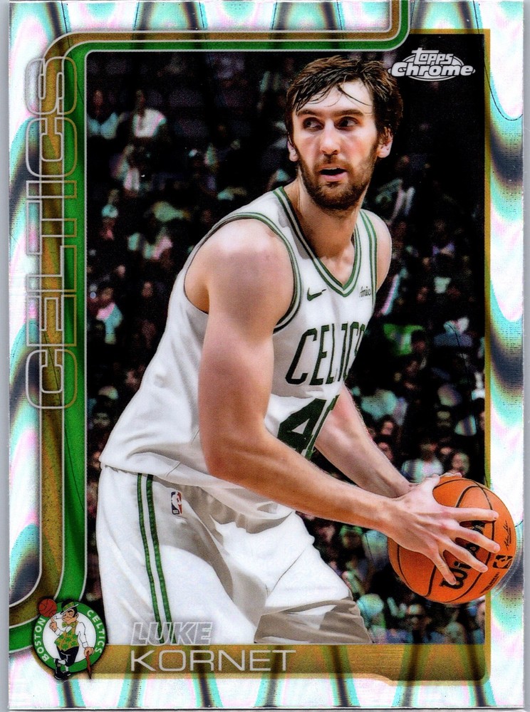 2025-26 Topps Chrome Luke Kornet #37 RayWave Refractor – Boston Celtics