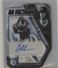 2025 Bowman Draft #BIA-CC Charlie Condon Bowman In Action Autographs #/99