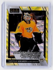 2023-24 O-Pee-Chee Platinum #230 Yaroslav Askarov Neon Yellow Surge