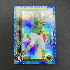 Topps 2025 Holiday H40 Nick Kurtz Oakland Athletics Rookie Blue Glitter