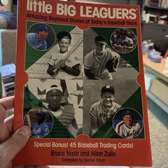 1990 little BIG LEAGUERS Book 45 UNCUT Baseball Cards MLB