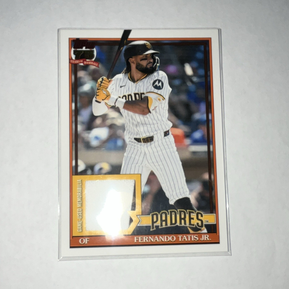 Topps 2026 Series 1 Fernando Tatis Jr #91R-FTJ 1991 Relics Padres
