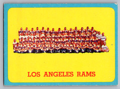 1963 TOPPS #48 LOS ANGELES RAMS TEAM CARD W/DEACON JONES & MERLIN OLSEN