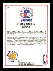 1989-90 NBA HOOPS – Basketball All-Star Card 🤩CHRIS MULLIN #230 🤩 &rsquo;89 All-Star