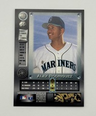 1996 Fleer Baseball Metal Universe Alex Rodriguez Platinum #110 Seattle Mariners